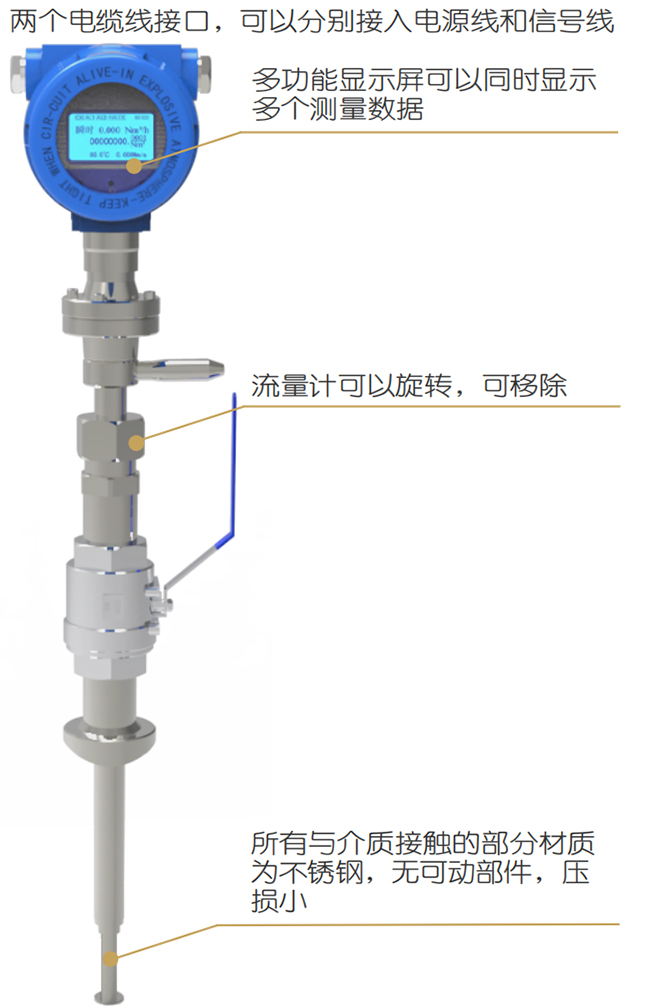 煙氣流量計結(jié)構(gòu)圖